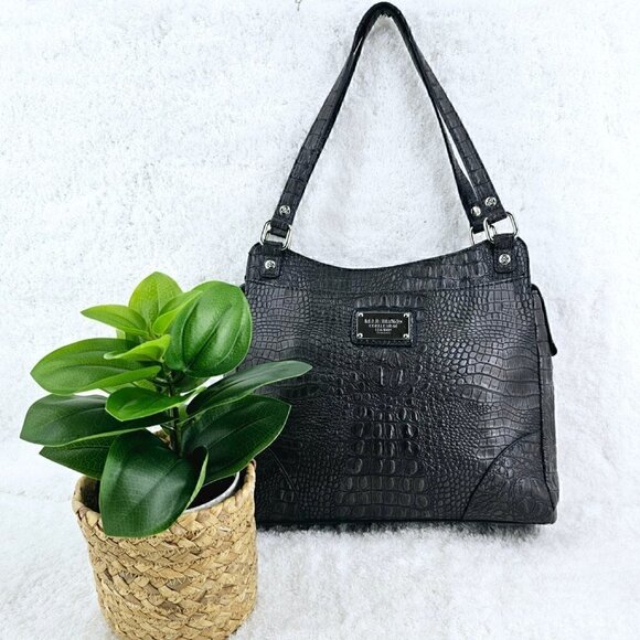 Relic Brand Collection Faux Croc Embossed Shoulder Bag - Picture 1 of 11